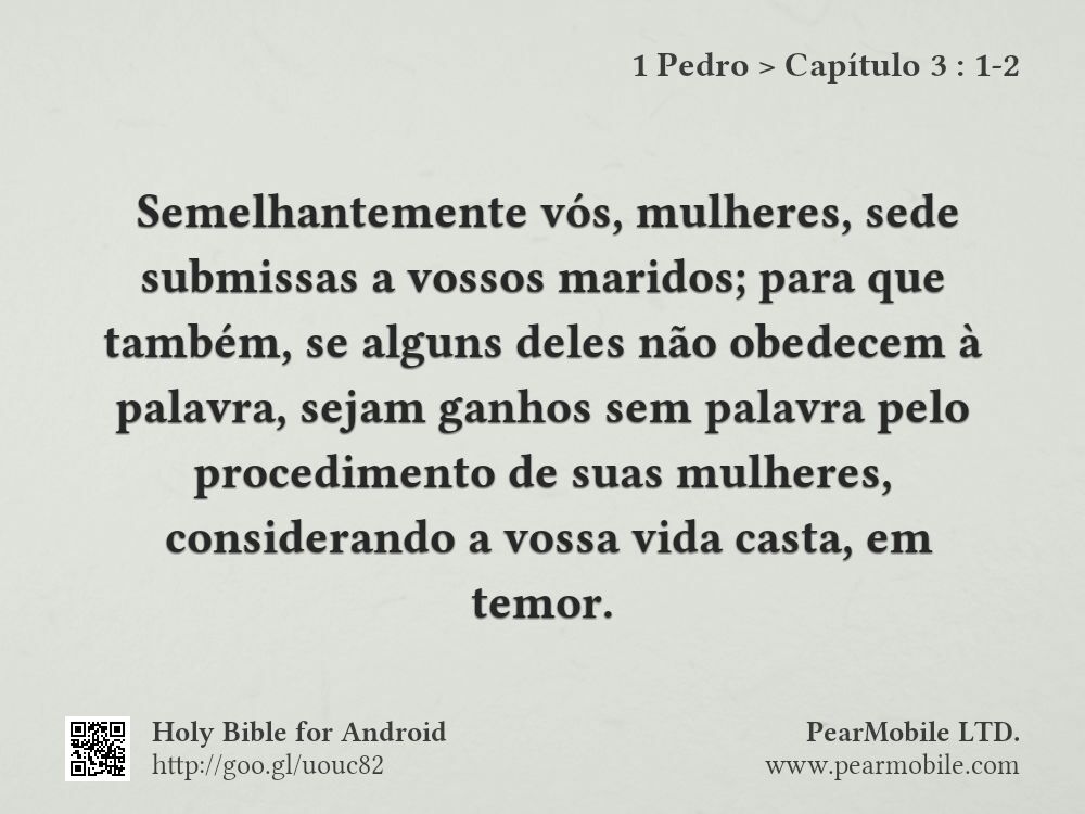1 Pedro, Capítulo 3:1-2
